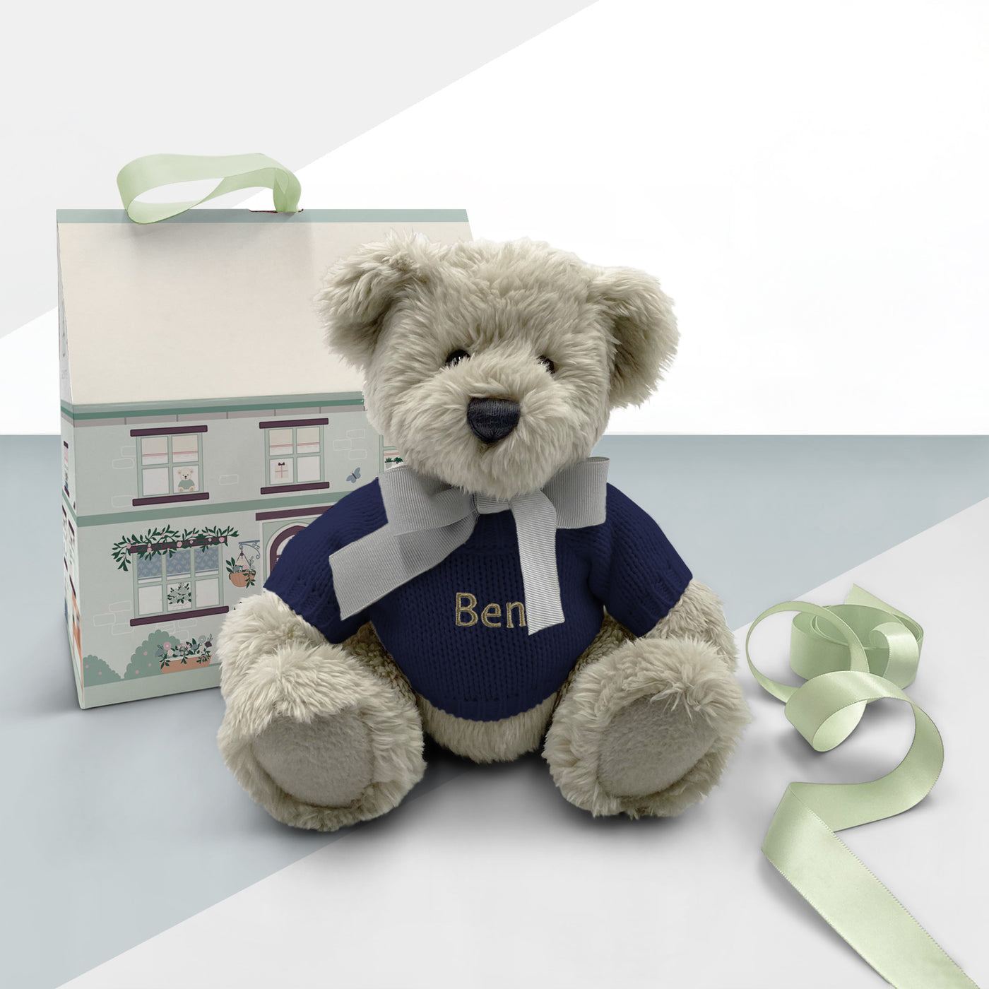 Personalised Berkeley Bear, Navy