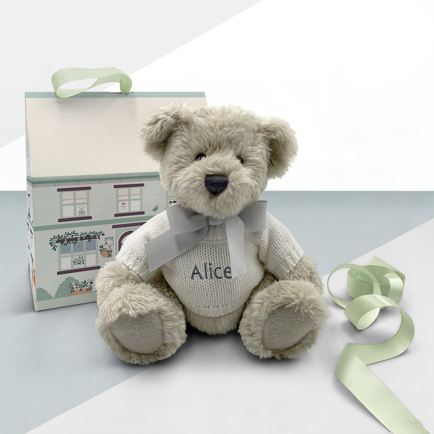 Personalised Berkeley Bear, White