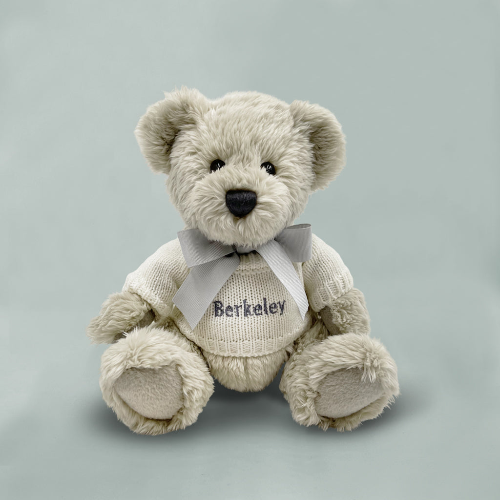 Personalised Berkeley Bear, White