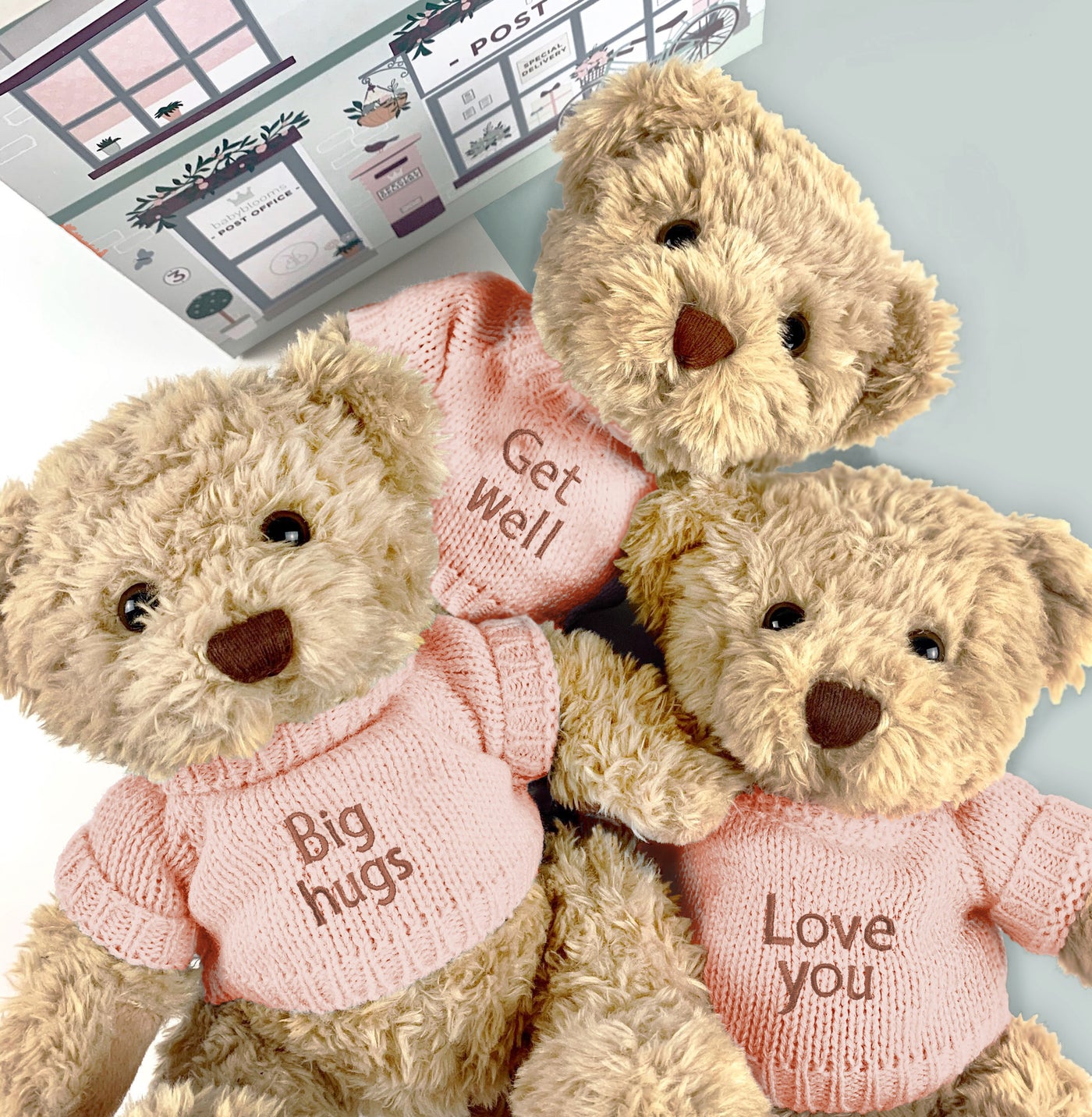 Teddy Bear Send A Bear Hug In Pink
