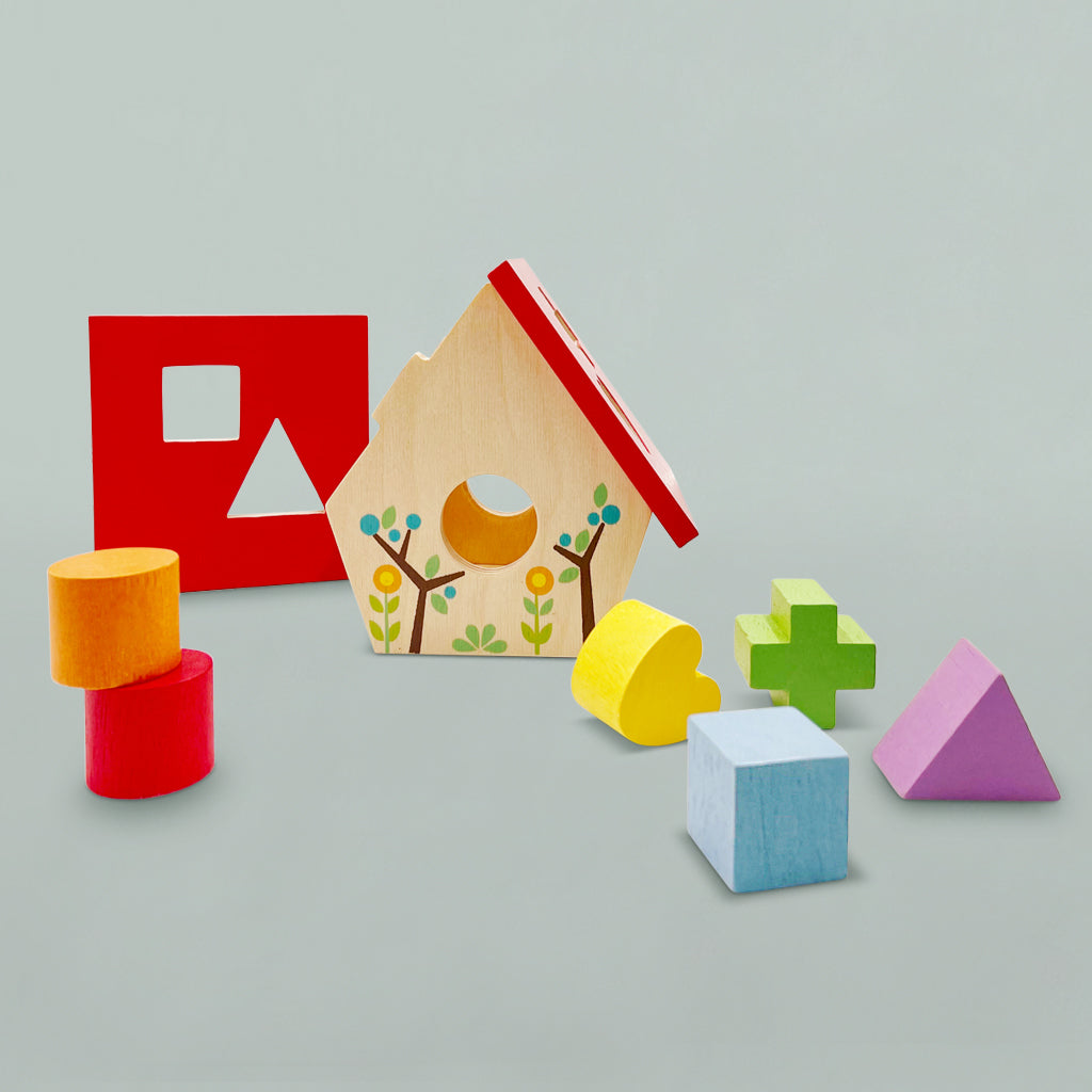 My Little Bird House Wooden Shape Sorter