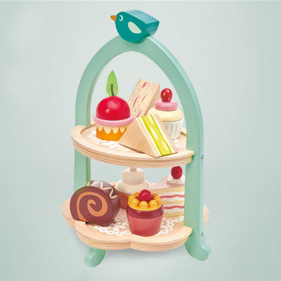 First Birthday Gift Birdie Afternoon Tea Stand