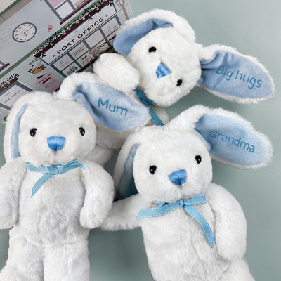 Eco Bunny Soft Toy Send A Bunny Hug In Blue