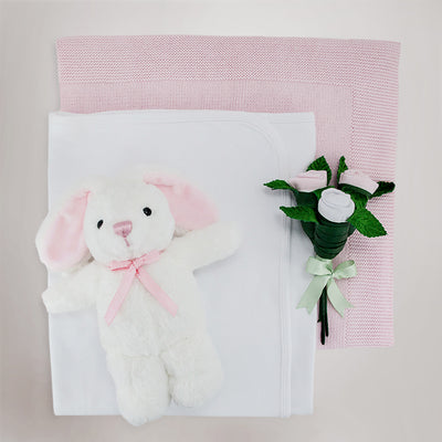 Personalised Little Pink Bunny’s Blanket Cake