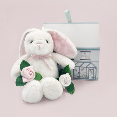 Bunny and Buds New Baby Gift Set, Pink