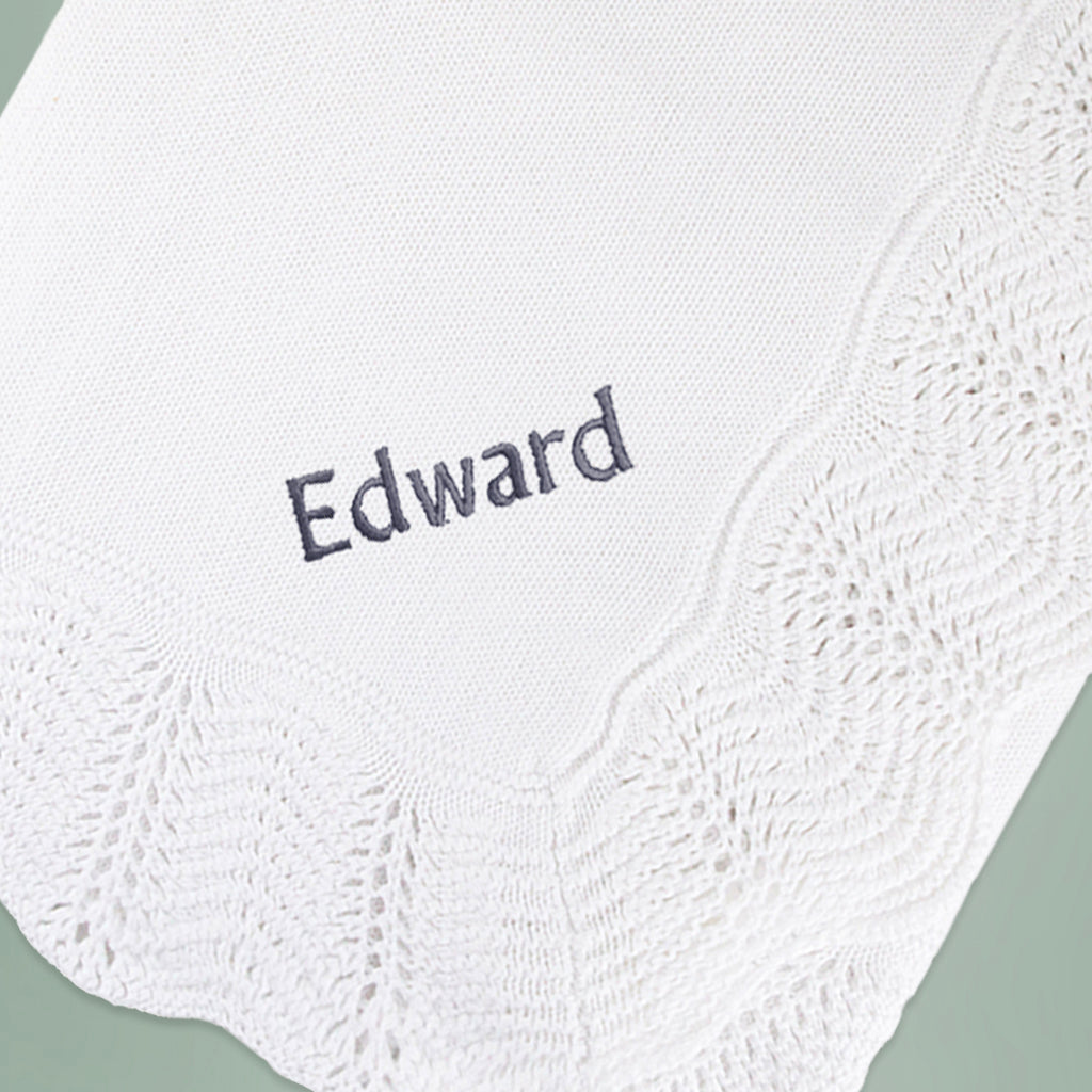 Personalised Christening blanket