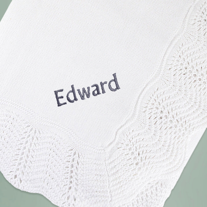 Personalised Christening blanket