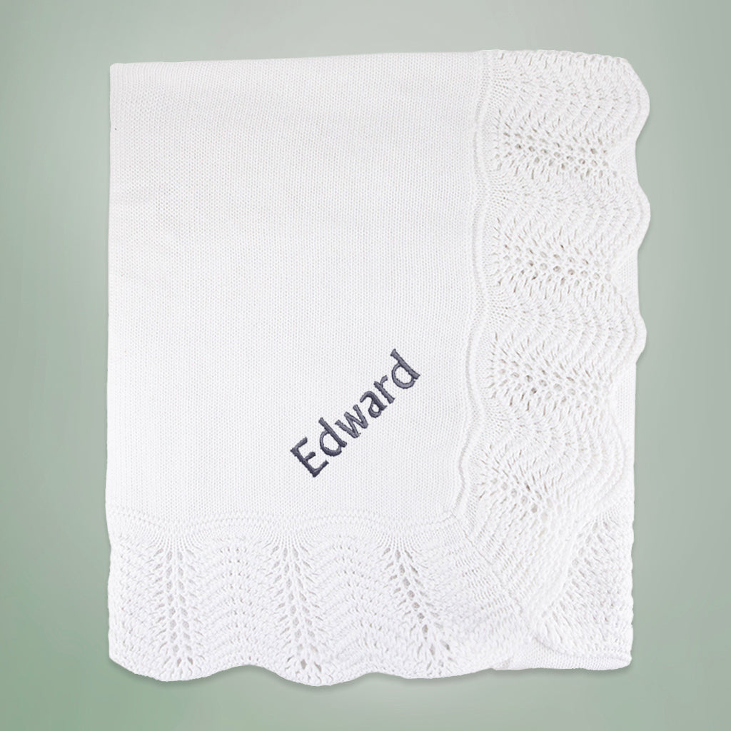 Personalised-Christening-Baby-Blanket-With-Grey-Embroidery