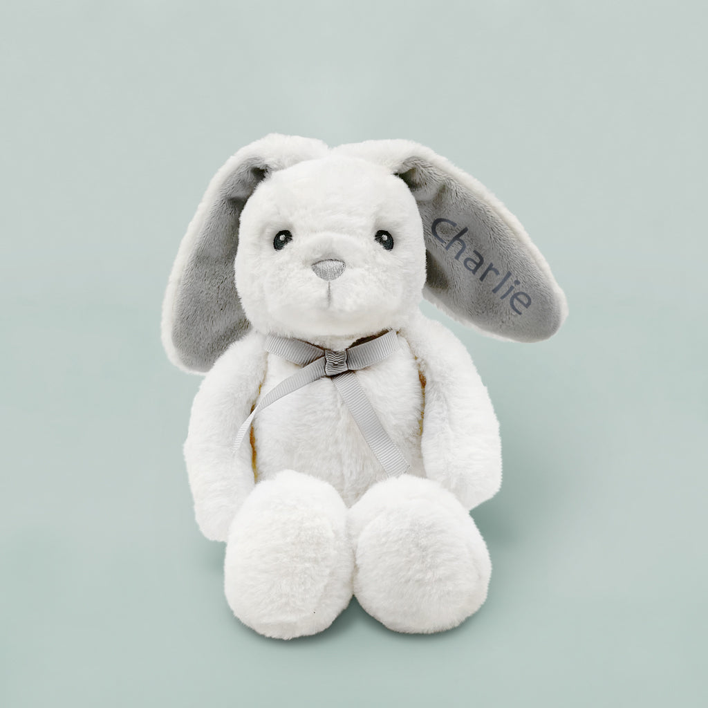 Personalised Bunny and Woodland Swaddles Baby Gift Set