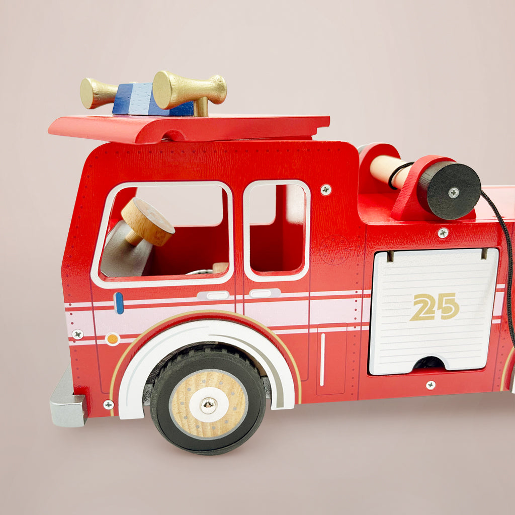 First Birthday Gift Wooden Fire Engine