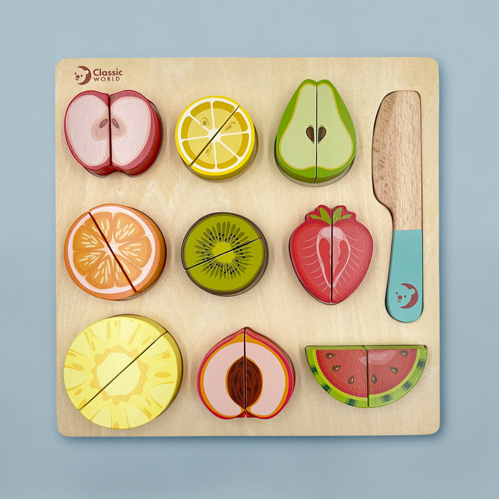 Wooden fruit hot sale puzzle