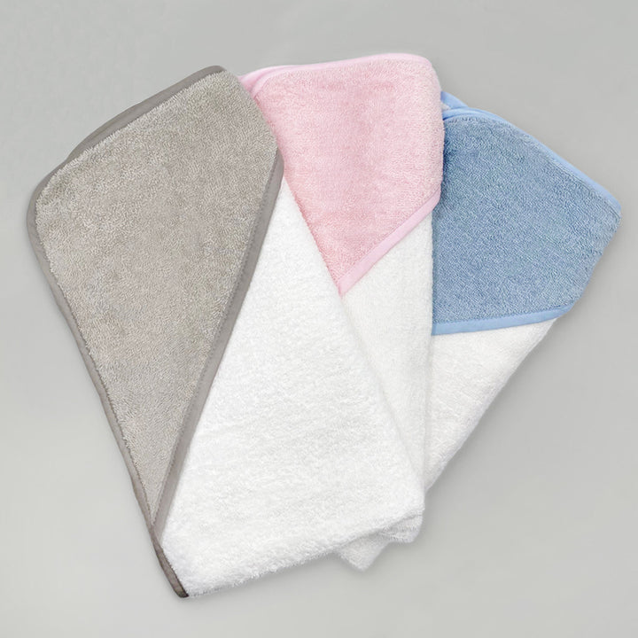 Welcome Baby Clothes Posy With Hooded Baby Towel, Blue