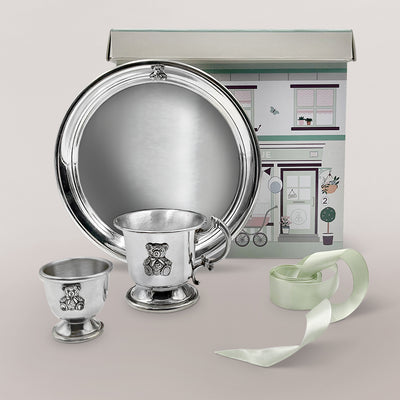 Little Treasures Pewter Breakfast Set with Cup