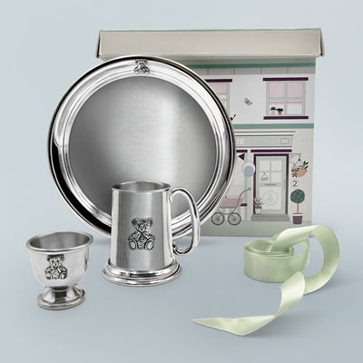 Little Treasures Pewter Breakfast Set with Tankard