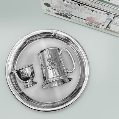 Little Treasures Pewter Breakfast Set with Tankard