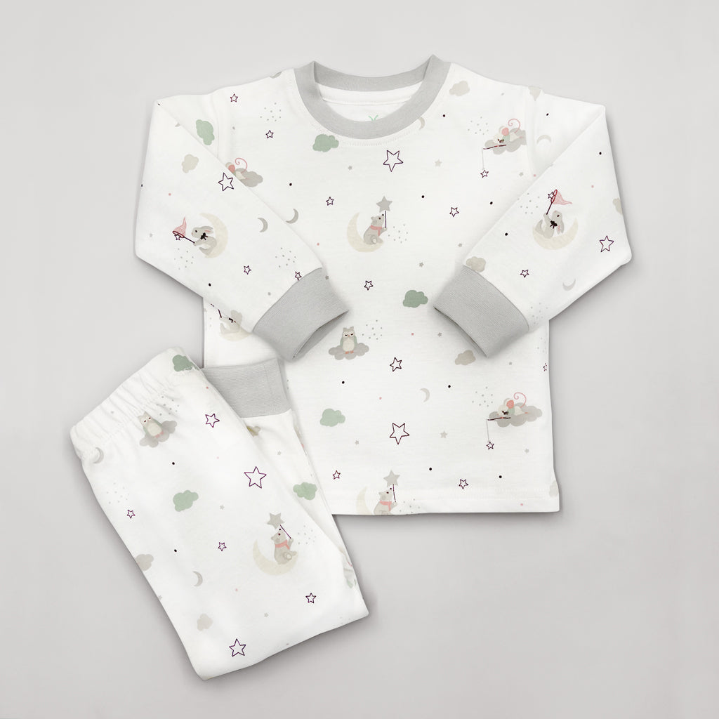 Personalised Berkeley Bear & Little Love Pyjamas, Neutral