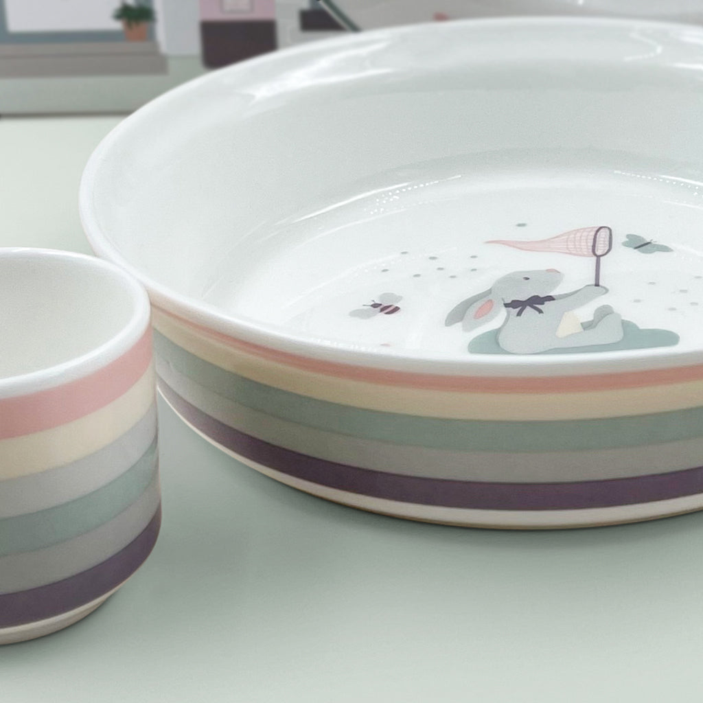 Little Love Bone China Baby Breakfast Set