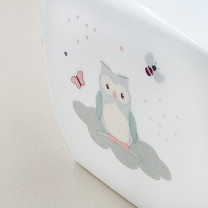 Personalised Grey Bunny and Little Love Money Box