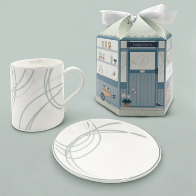 New Mum Present Fine Bone China Mug And Saucer Christmas Gift Set
