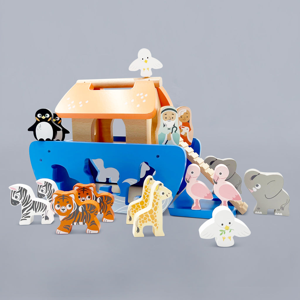 Noah s Ark Shape Sorter Ethical Sustainable Toys Babyblooms
