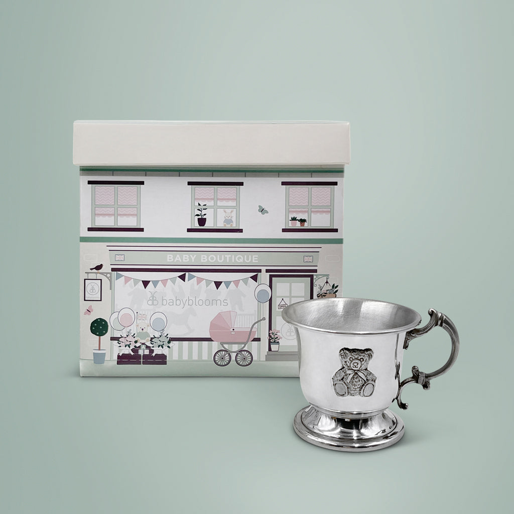 Personalised Little Treasures Berkeley Bear with Keepsake Cup