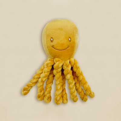 Piu Piu The Octopus Soft Toy, Ochre Yellow
