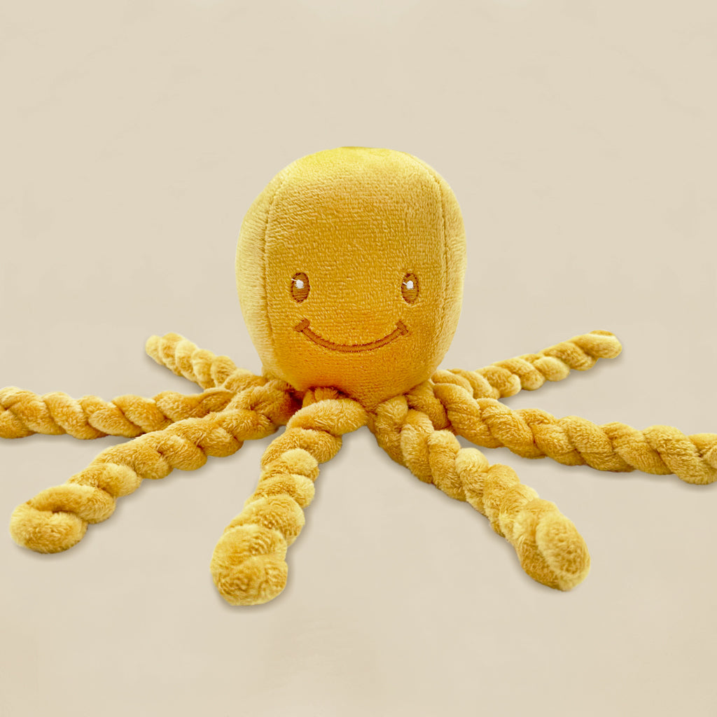 Baby Gift Soft Toy Piu Piu The Octopus In Yellow