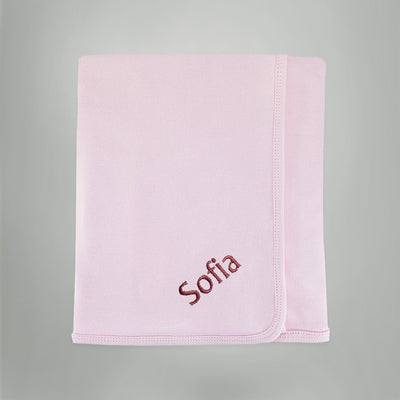 Personalised Snuggle Wrap, Pink