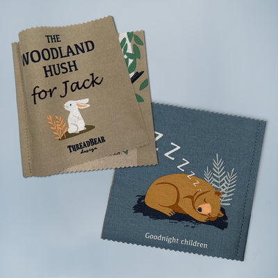 Personalised Woodland Hush Rag Book