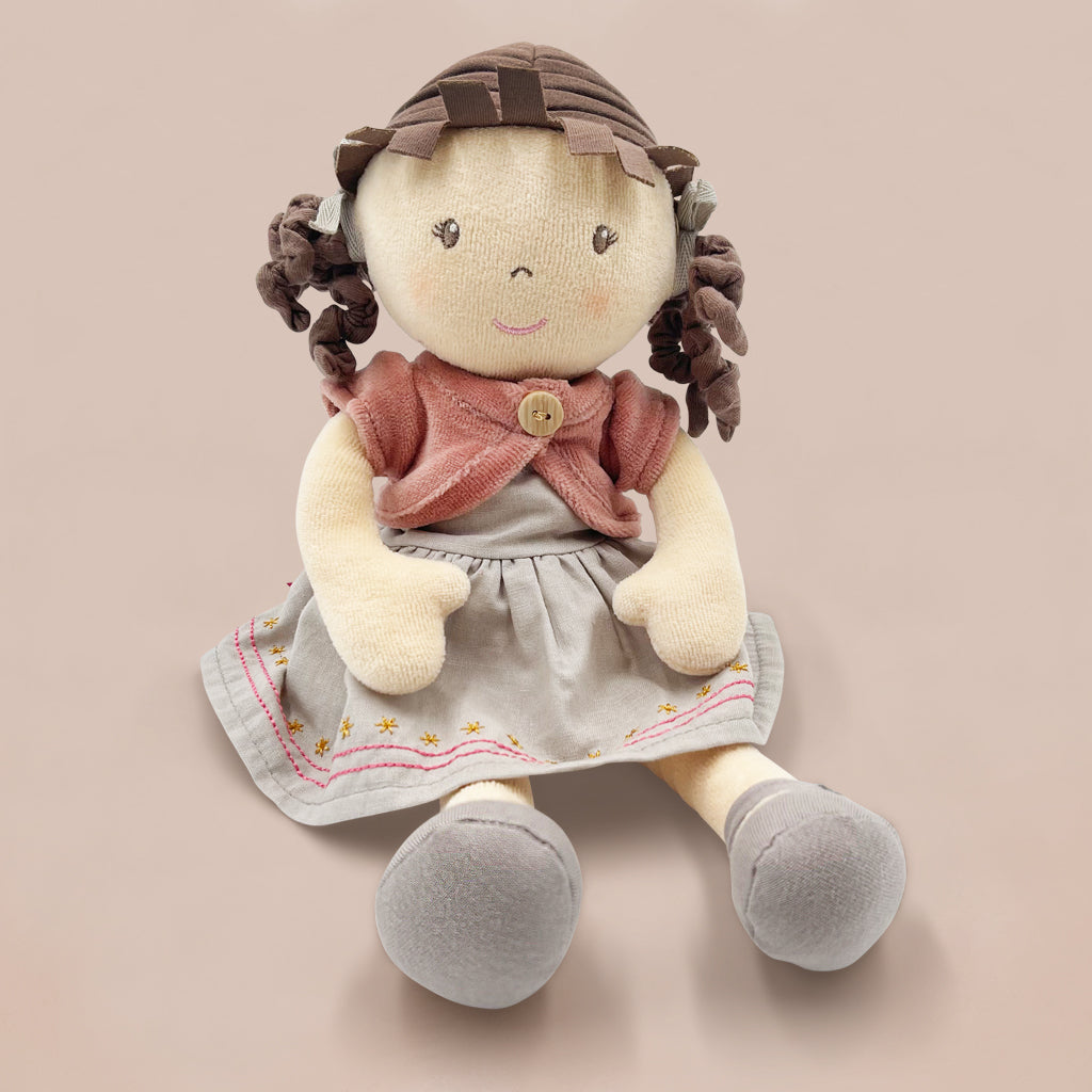 First Birthday Gift Organic Rag Doll 