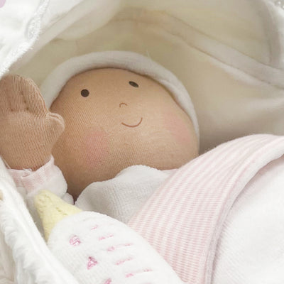 Personalised Baby Doll with Carry Cot