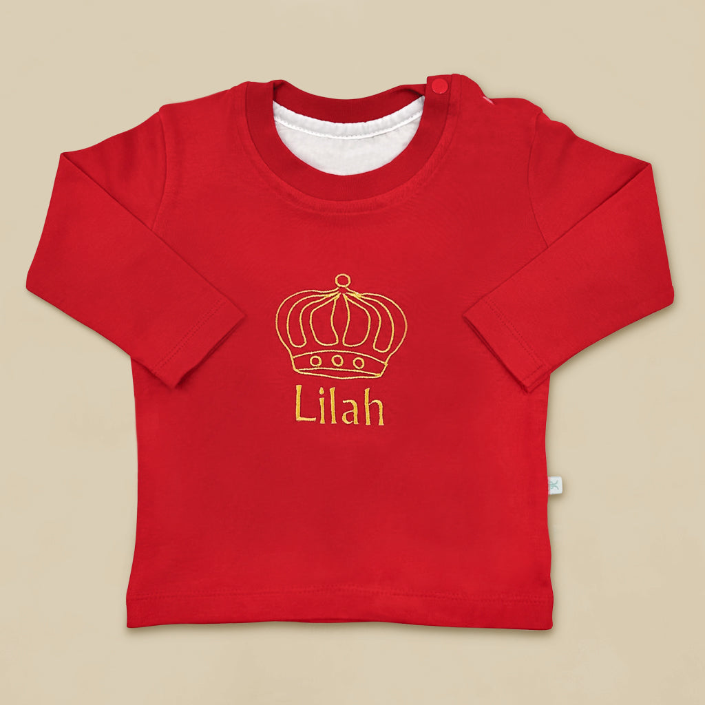 Personalised King Charles III Coronation Teddy Bear and T-Shirt