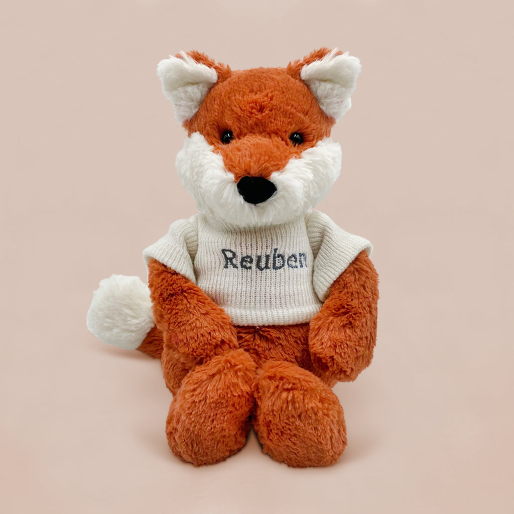 My Wish For Christmas Book with Personalised Fox Cub Soft Toy