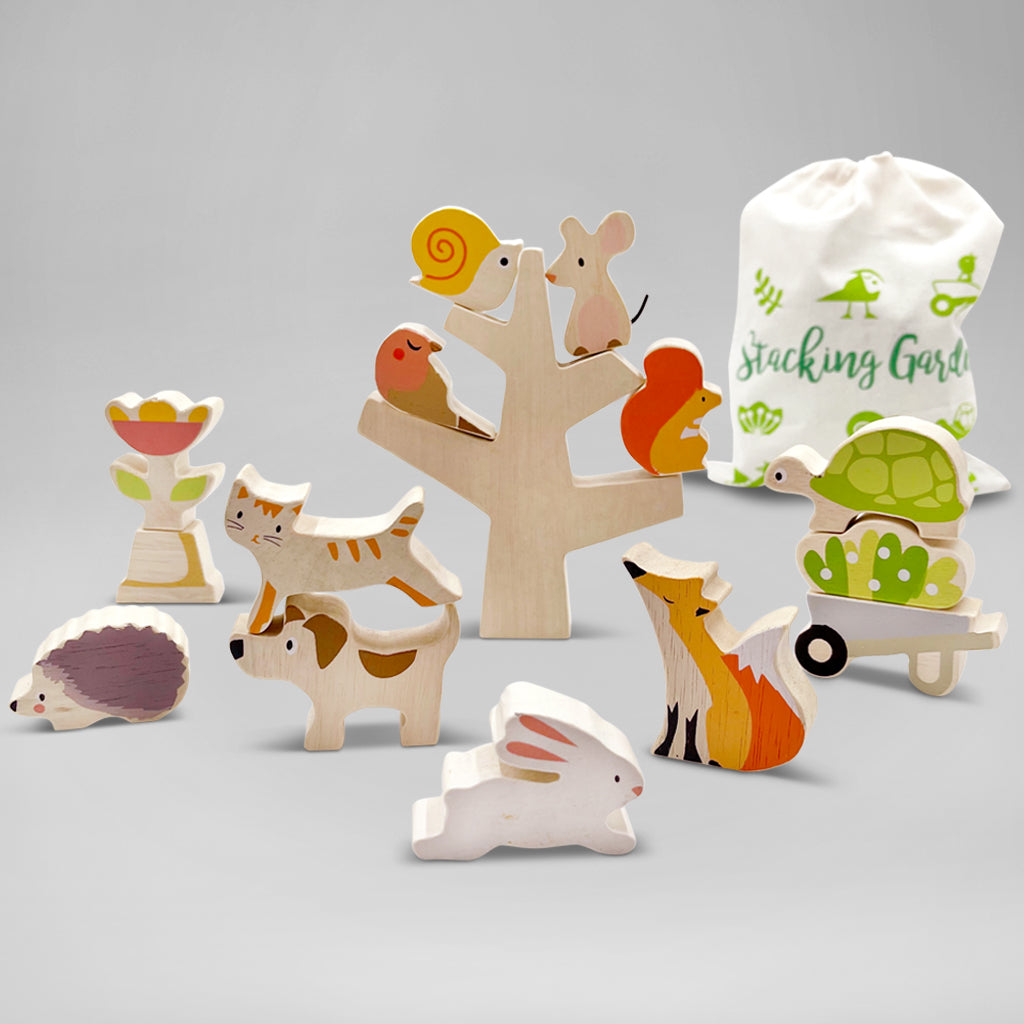 Stacking Garden Friends Animal Toys