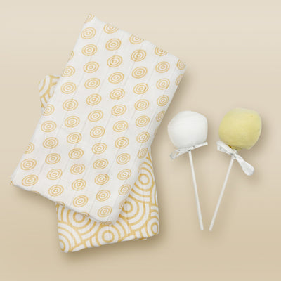 Swaddles and Socks New Baby Gift Set, Neutral