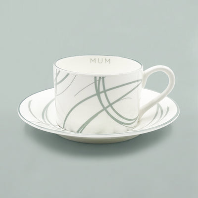 Mum's Fine Bone China Cup and Saucer