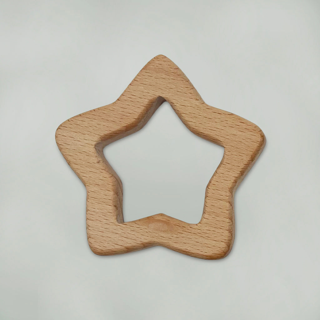 Little Love Day & Night Muslins with Wooden Teethers