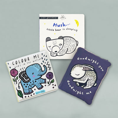 New Baby Gift Set Of Bath And Bedtime Books