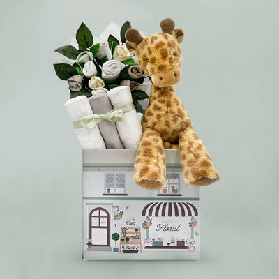 New Baby Hamper With Giraffe