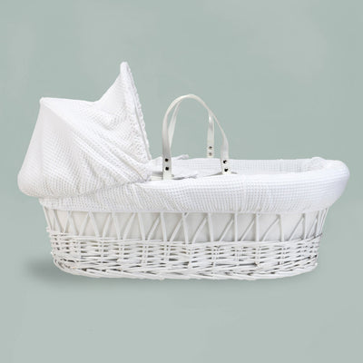 Personalised Zachary Zebra Moses Basket Baby Hamper, Pink
