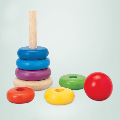 Wooden Stacking Ring Toy