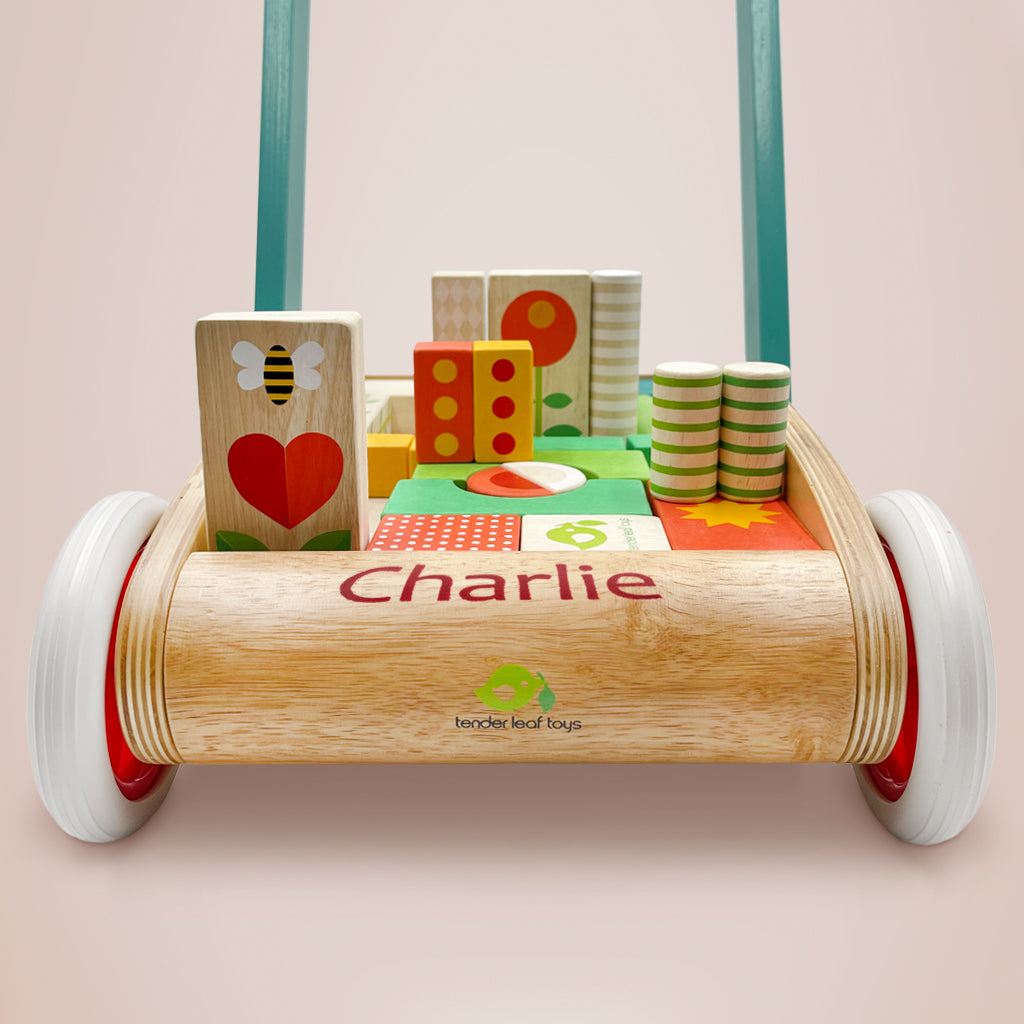 Personalised Classic Baby Block Walker