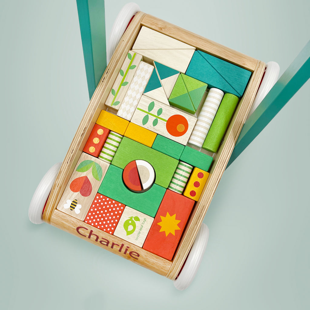 Personalised Classic Baby Block Walker