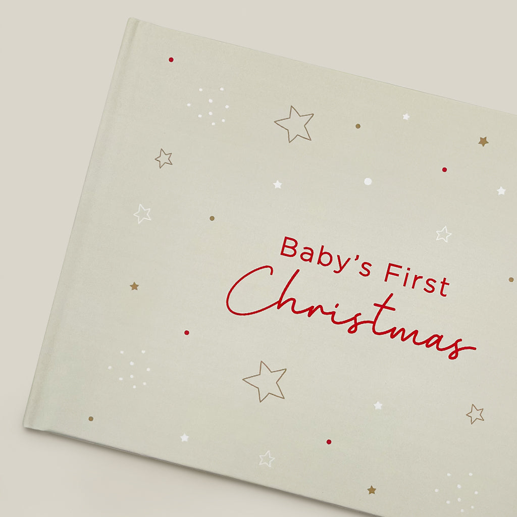 Baby's First Christmas Keepsake Journal with Personalised Berkeley Bear