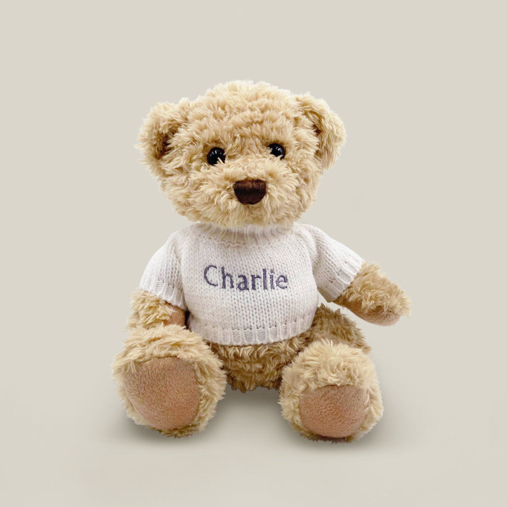 Personalised Send a Christmas Cuddle Bear - White