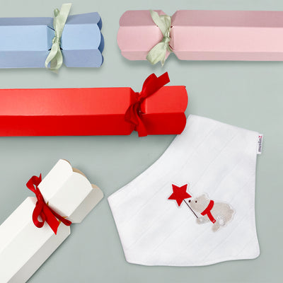 Baby First Christmas Cracker With Baby Bib