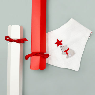 Baby's First Christmas Teddy Bib Cracker
