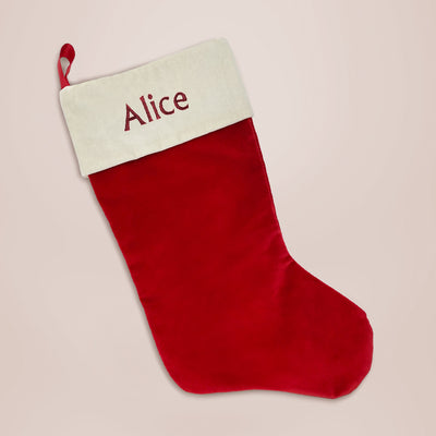 Personalised Red Christmas Stocking