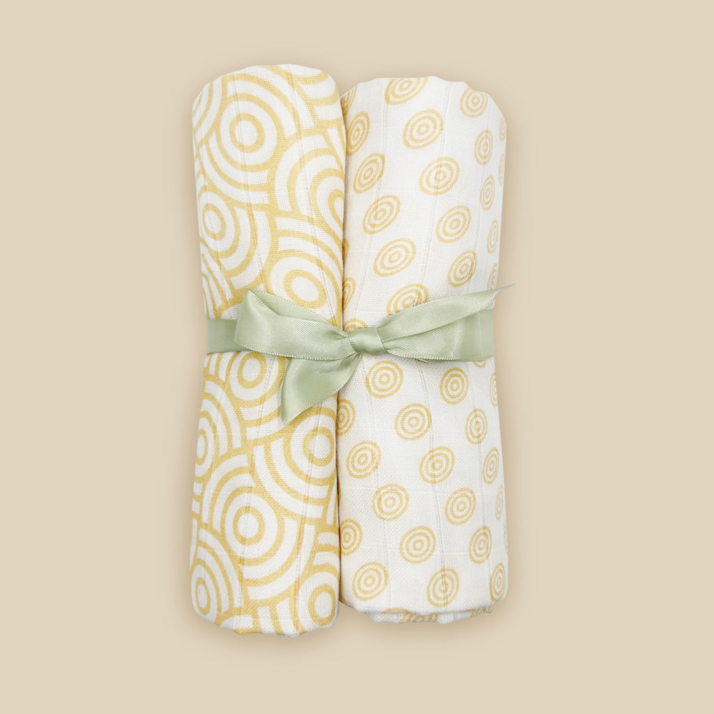 Muslin Swaddles Baby Gift Set, Neutral