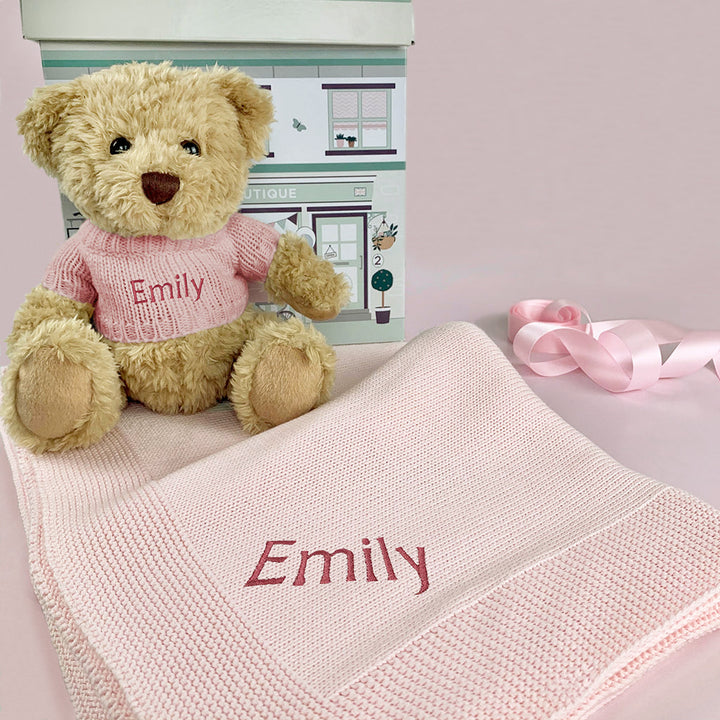 Pottery barn teddy blanket 2025